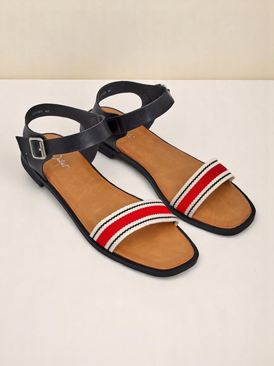 Royalfashion Damensandalen mit flacher Sohle Naya