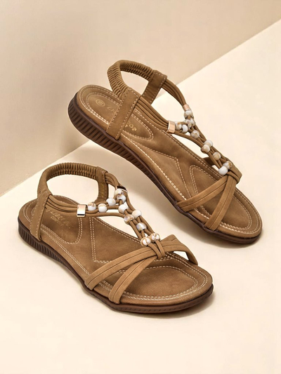 Royalfashion Damensandalen mit Verzierungen Imen