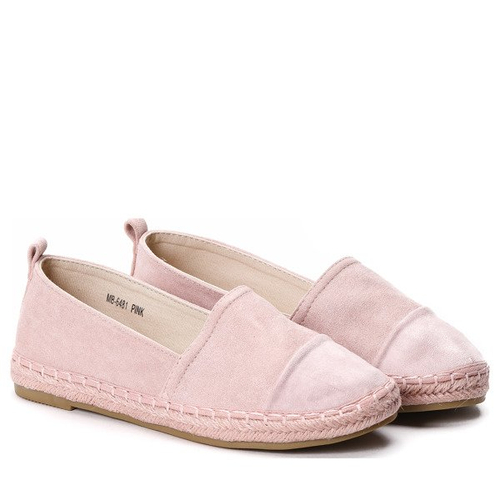 Różowe espadryle- Obuwie