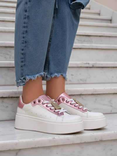 Moderna Eleganza Goldene Damenschuhe