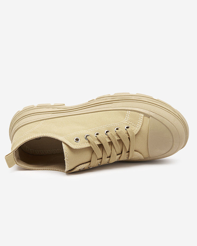 Damen-Sportsneaker in Khaki-Farbe Ctogi- Footwear