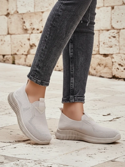 Royalfashion Damen Stoff Slipper Sportschuhe Serra