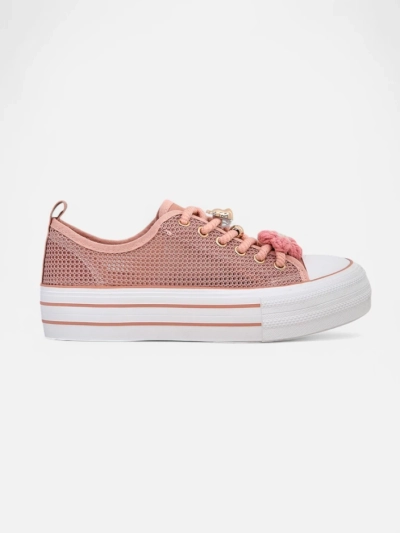 Royalfashion Damen perforierte Sneaker mit Verzierungen Osdo