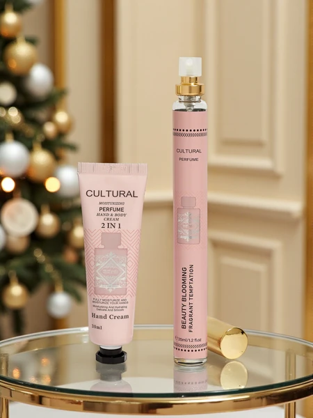 Inspiriertes Damenparfüm-Set & Arab Pink Handcreme