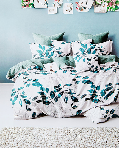 Royalfashion Gemusterte Bettwäsche 160x200 3er Set