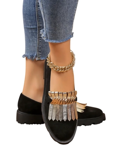 Royalfashion Damen-Öko-Suede-Mokassins Mare Nostrum