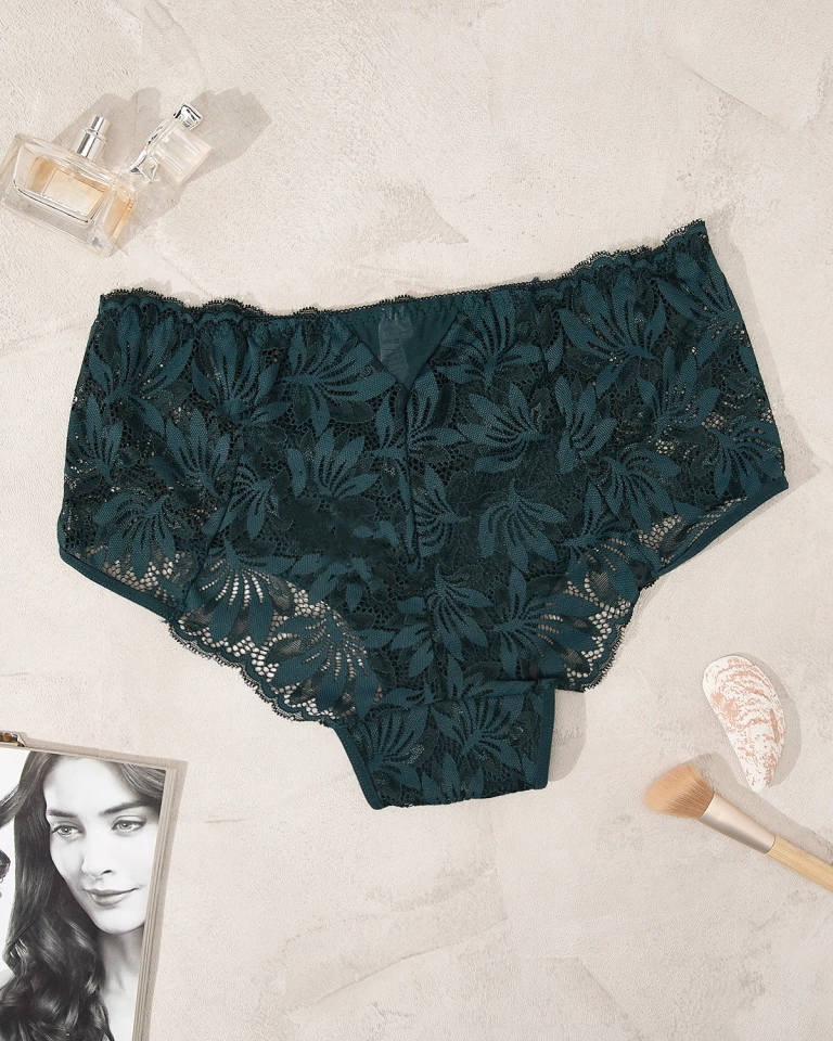 Royalfashion Damenhöschen aus dunkelrosa Spitze