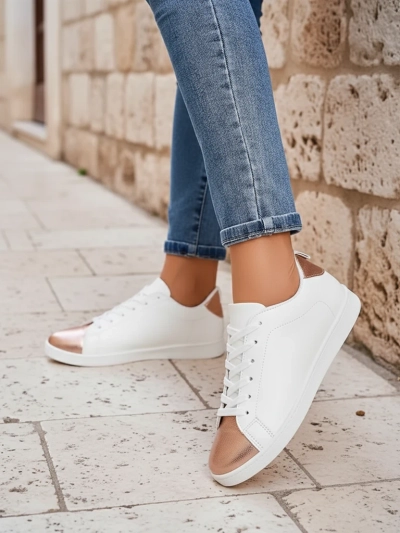 Damen-Sneakers Athena Rosa Öko-Leder - Frühjahr/Sommer Kollektion