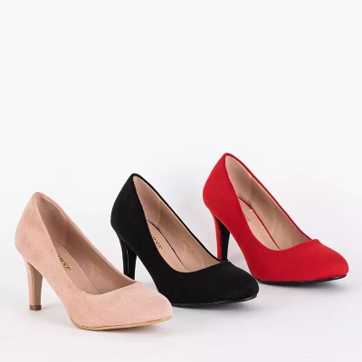 OUTLET Klassische Puderpumps auf einem Hikka-Absatz - Schuhe