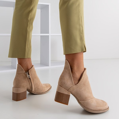 Hellbraune Damenstiefeletten Jeneuer - Footwear