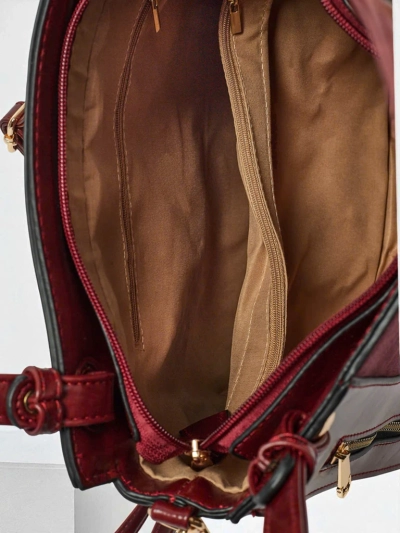 Damen Shopper Handtasche aus Öko-Leder Silent Raven