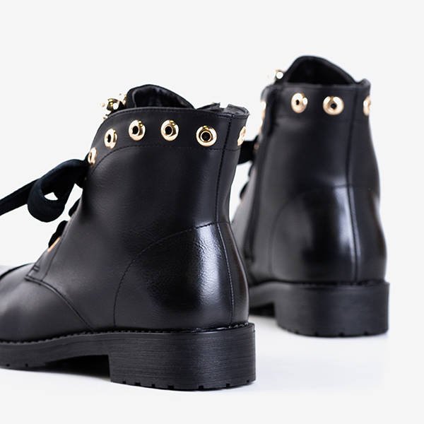 Schwarze Taschen mit Havelte-Dekor - Schuhe