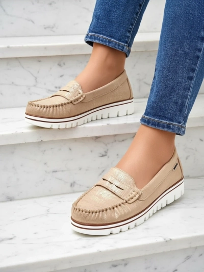 Royalfashion Damen Eco-Suede Mokassins Bellisse