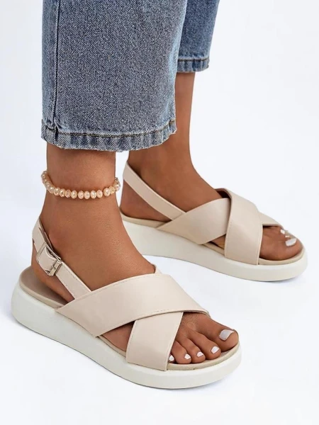 Royalfashion Damen Sandalen mit dicker Sohle Riva Star