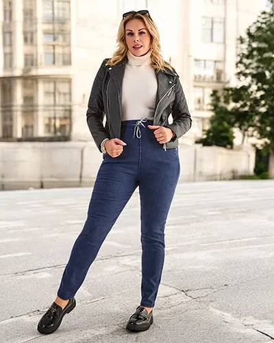 Royalfashion Damen Treggings Hose in Übergröße