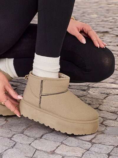 Royalfashion Kurzstiefel Damenschneeschuhe Wiebi