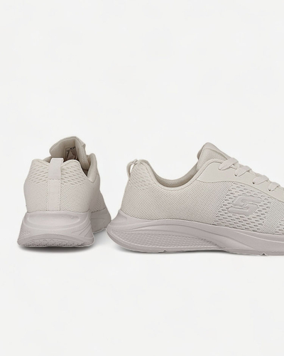 Royalfashion Weißer Stoff Herren-Sport-Sneaker Akimla