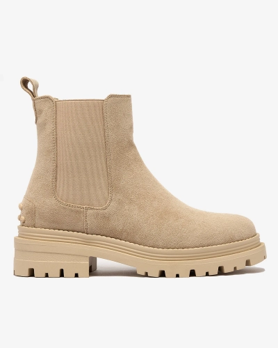 Royalfashion Beige isolierte Comfy Walk Damenstiefel