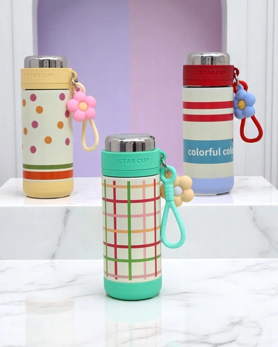Royalfashion Thermobecher Thermos mit Keep Young Etikett