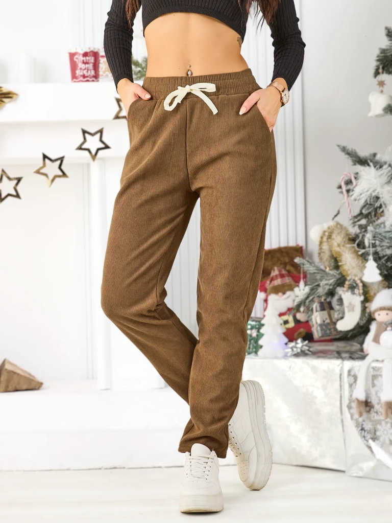 Royalfashion Warme Damen-Sweatpants in Übergröße