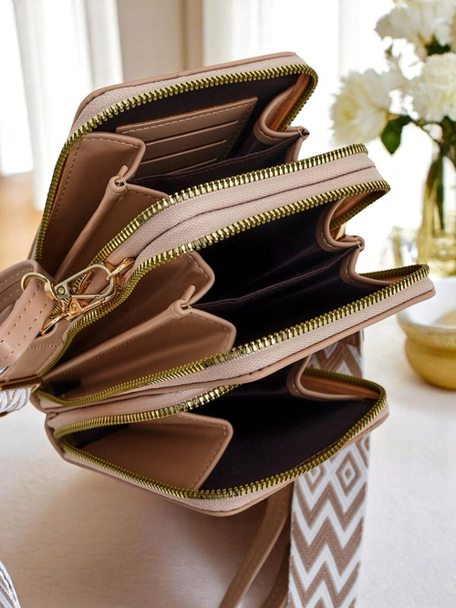 Royalfashion Багатоцільова жіноча сумка-гаманець на ремінці Suite Style