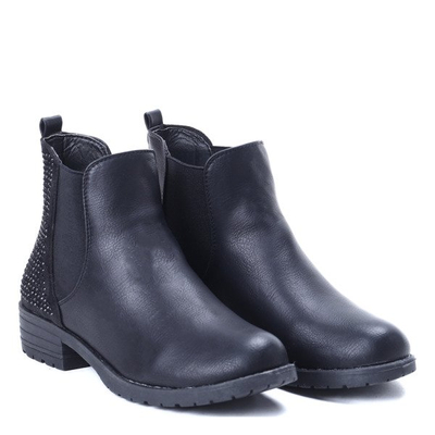Black boots from eco leather Oustien - Footwear