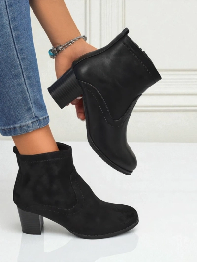 Damen Stiefeletten Öko-Leder mit Absatz Lunar Crest