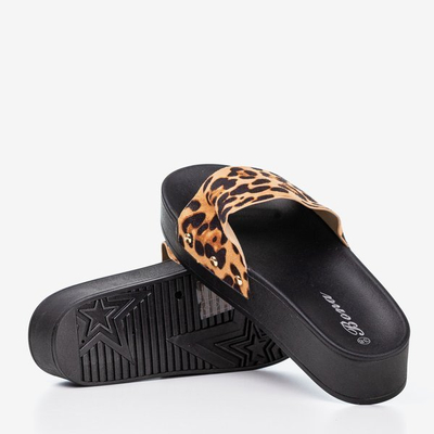 Leopardenpantoffeln für Damen Runa - Footwear 1