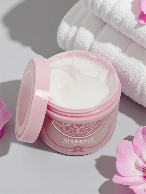 Крем для обличчя та шиї з ефектом освітлення та зволоження Light Pink