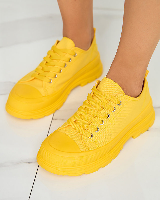 Gelbfarbene Damen-Sportsneaker Ctogi- Footwear