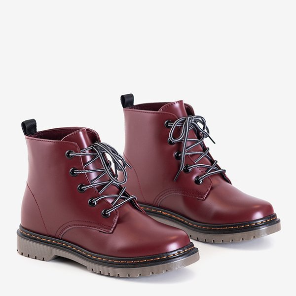 Sereia burgundy Öko-Leder Damen Arbeitskleidung - Schuhe