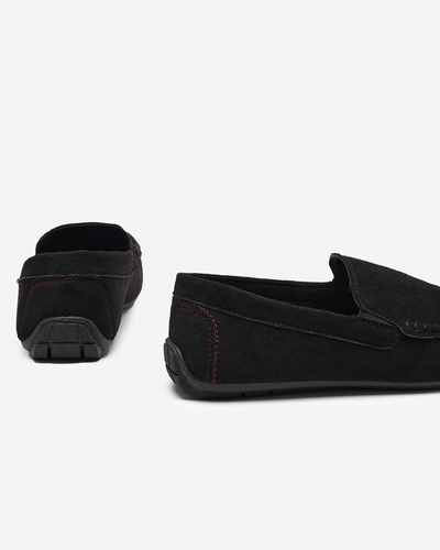 Schwarze Herrenmokassins Serovi- Footwear