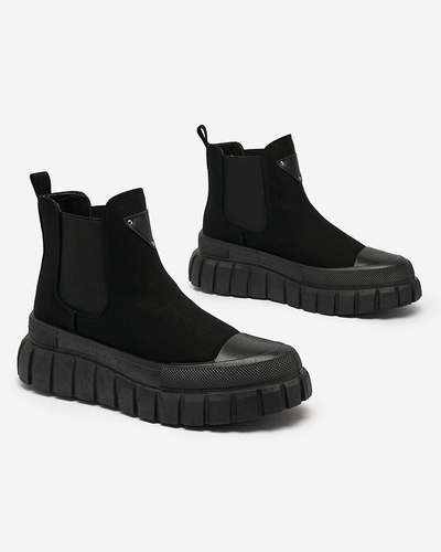 Royalfashion Schwarz Damen High Sneakers Nexeri