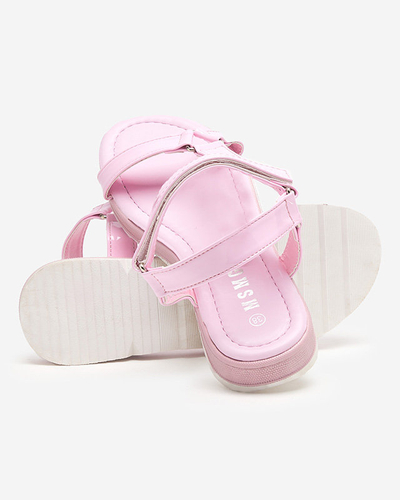 Lila, flache Damensandalen Hereris - Footwear