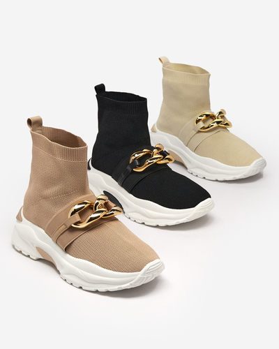 High Deveris Schwarze Sneaker für Damen - Schuhe