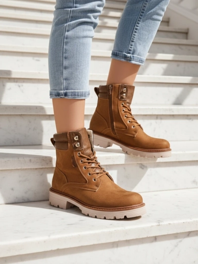 Royalfashion Damenstiefel Arbeiter Fiemo