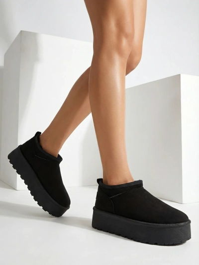 Royalfashion Damen Kurzstiefel a'la Schneestiefel Ozozi