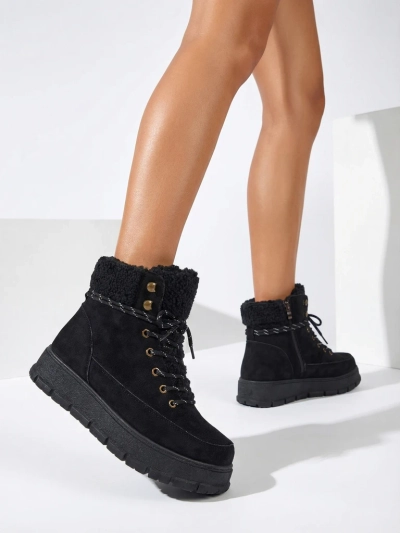 Royalfashion Damen Winterstiefel Bomion