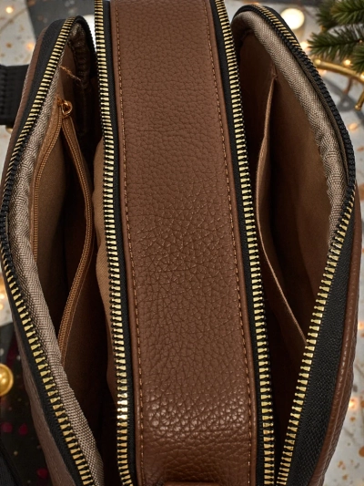 Gesteppte kleine Damenhandtasche aus Öko-Leder Connere