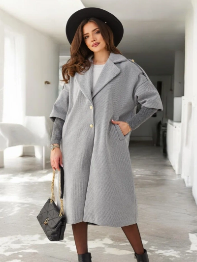 Royalfashion Langer Damenmantel