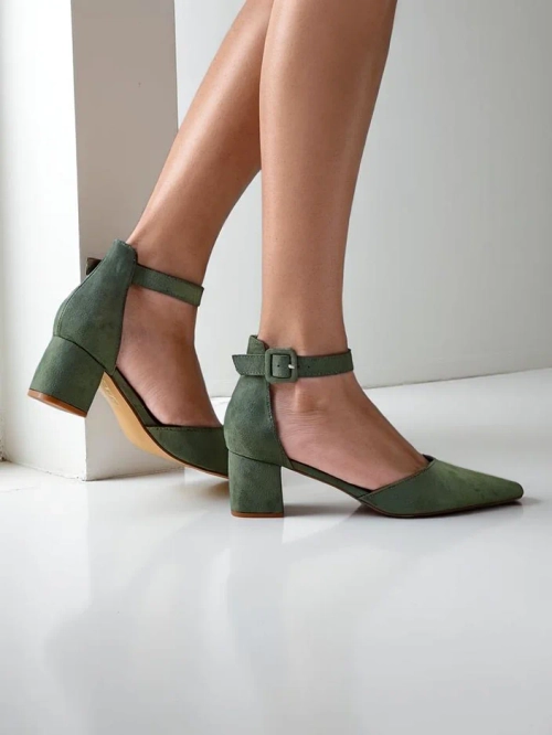 Royalfashion Жіночі туфлі на низькому каблуці Celle