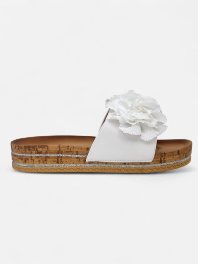 Royalfashion Damenhausschuhe mit Blumen Focce