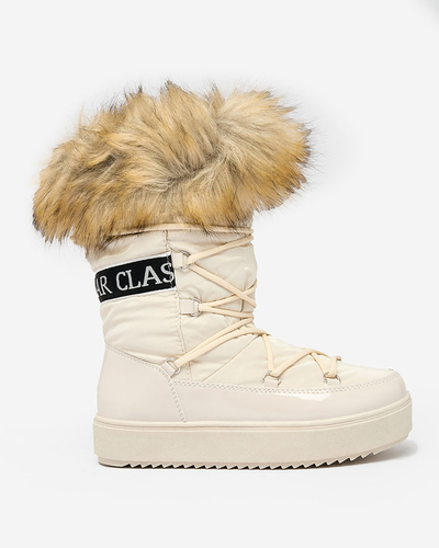 Royalfashion Schlupfstiefel a'la Schneestiefel für Damen GMILLO