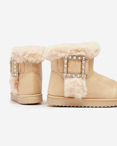 Royalfashion Damenstiefel a'la Schneestiefel mit Ornament Galaes