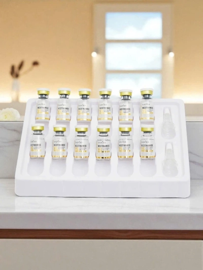 Sadoer Set aus lyophilisiertem Niacinamid- und Vitamin-C-Pulver