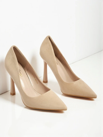 Damen Stiletto Pumps aus Öko-Wildleder Belunika