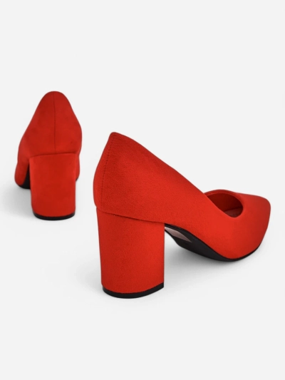 Royalfashion Damen Pumps aus ökologischer Wildleder Ugandes