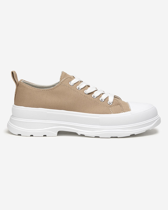 OUTLET Braune Sportschuhe für Damen Cresoma - Schuhe