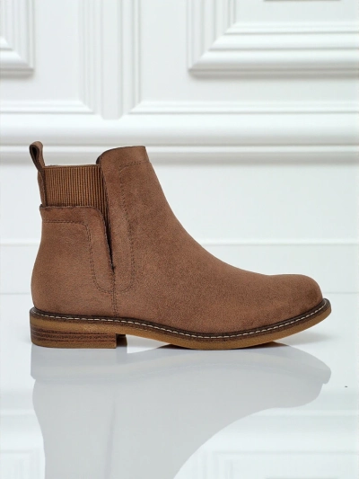 Damen Stiefeletten im Chelsea-Stil aus Öko-Wildleder Veysi