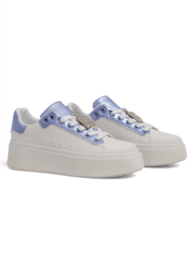 Bella Corsa Ecru Handgefertigte Damen-Sneakers